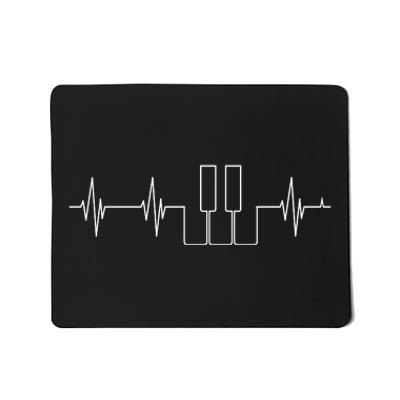 Piano Keys Hearbeat Mousepad