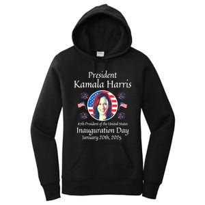 President Kamala Harris Inauguration 2025 Memorabilia Women's Pullover Hoodie