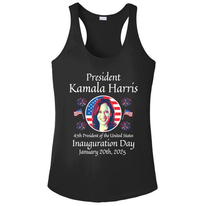 President Kamala Harris Inauguration 2025 Memorabilia Ladies PosiCharge Competitor Racerback Tank