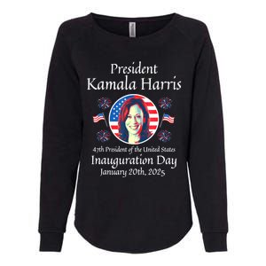 President Kamala Harris Inauguration 2025 Memorabilia Womens California Wash Sweatshirt