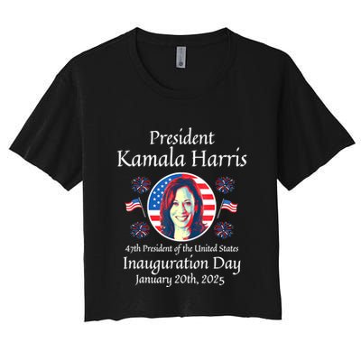 President Kamala Harris Inauguration 2025 Memorabilia Crop Top