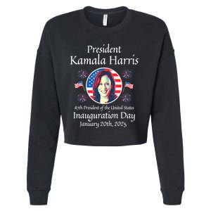 President Kamala Harris Inauguration 2025 Memorabilia Cropped Pullover Crew