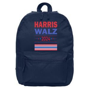 President Kamala Harris 2024 Voteelect Vp Tim Walz Nominee 16 in Basic Backpack