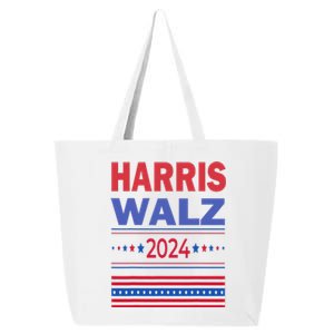 President Kamala Harris 2024 Voteelect Vp Tim Walz Nominee 25L Jumbo Tote