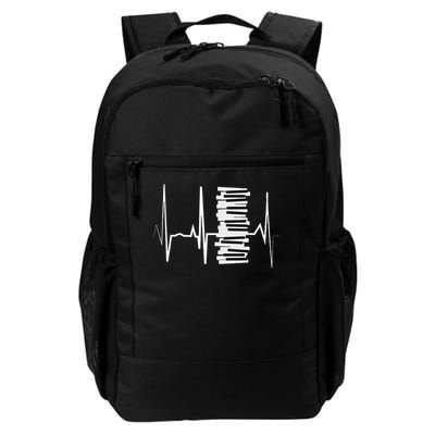 Piano Keyboard Heartbeat Gift Daily Commute Backpack