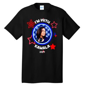 President Kamala Harris Im With Her Kamala Vote For 2024 Gift Tall T-Shirt