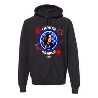 President Kamala Harris Im With Her Kamala Vote For 2024 Gift Premium Hoodie