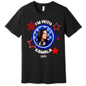 President Kamala Harris Im With Her Kamala Vote For 2024 Gift Premium T-Shirt