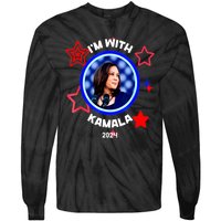 President Kamala Harris Im With Her Kamala Vote For 2024 Gift Tie-Dye Long Sleeve Shirt