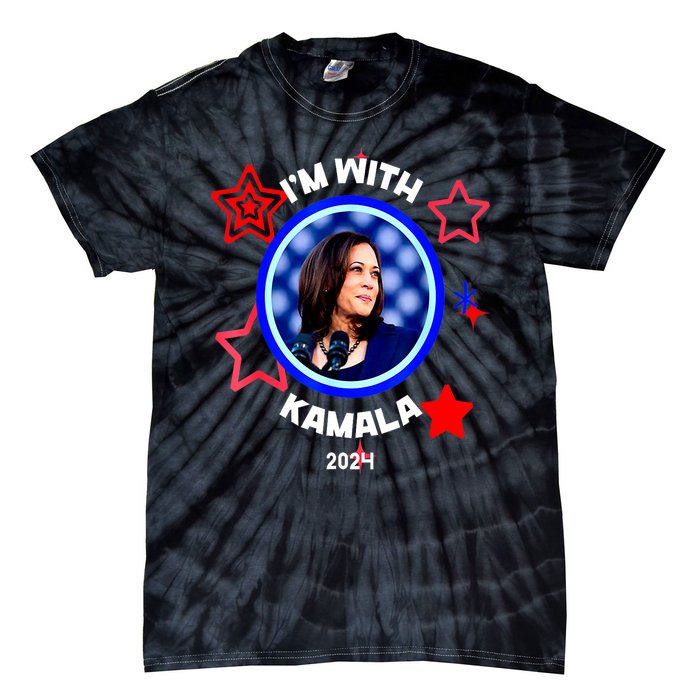 President Kamala Harris Im With Her Kamala Vote For 2024 Gift Tie-Dye T-Shirt