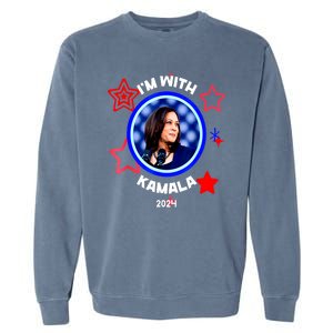 President Kamala Harris Im With Her Kamala Vote For 2024 Gift Garment-Dyed Sweatshirt