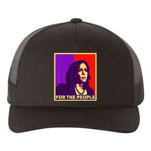 Poster Kamala Harris For The People Kamala Harris 2024 Yupoong Adult 5-Panel Trucker Hat