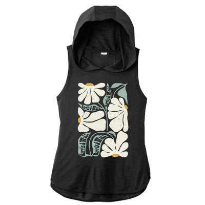 Pro Kamala Harris Waltz Flower Election Ladies PosiCharge Tri-Blend Wicking Draft Hoodie Tank