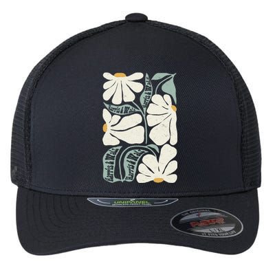 Pro Kamala Harris Waltz Flower Election Flexfit Unipanel Trucker Cap