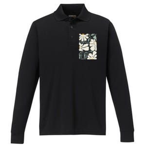 Pro Kamala Harris Waltz Flower Election Performance Long Sleeve Polo