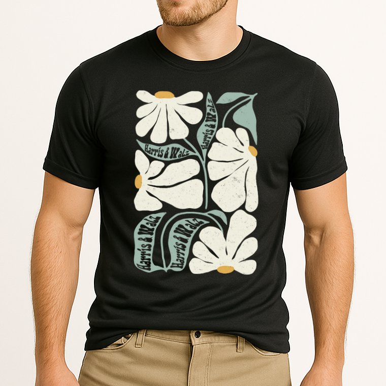 Pro Kamala Harris Waltz Flower Election Cooling Performance Crew T-Shirt
