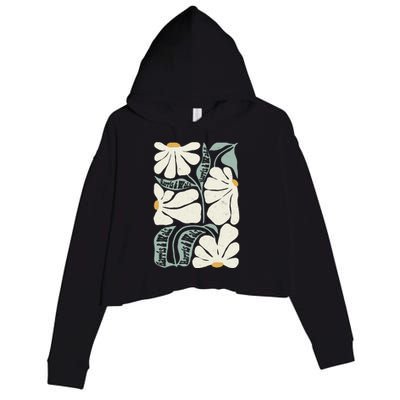 Pro Kamala Harris Waltz Flower Election Crop Fleece Hoodie