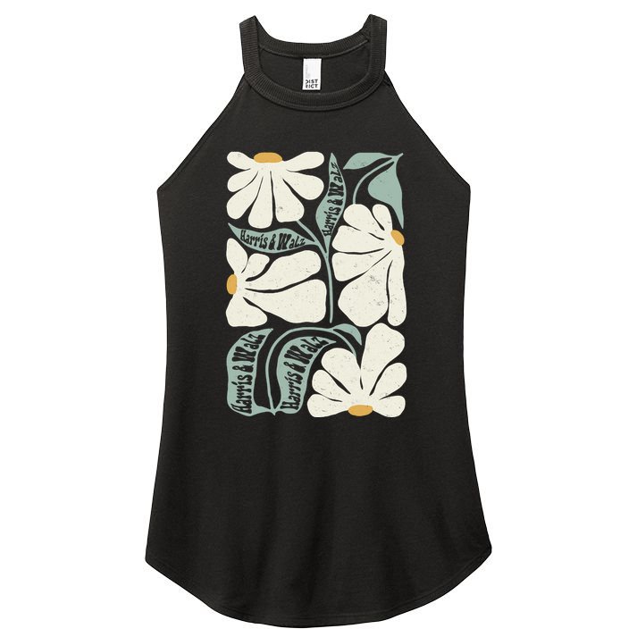 Pro Kamala Harris Waltz Flower Election Women's Perfect Tri Rocker Tank