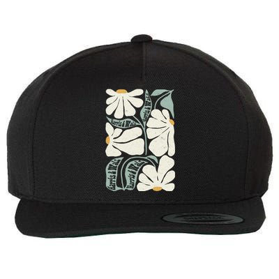 Pro Kamala Harris Waltz Flower Election Wool Snapback Cap