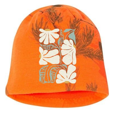 Pro Kamala Harris Waltz Flower Election Kati - Camo Knit Beanie