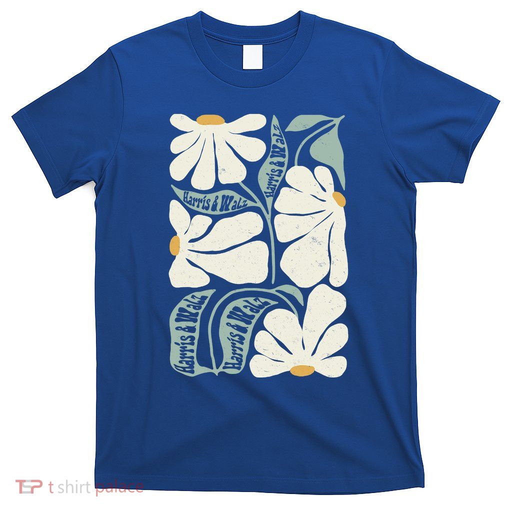 Pro Kamala Harris Waltz Flower Election T-Shirt