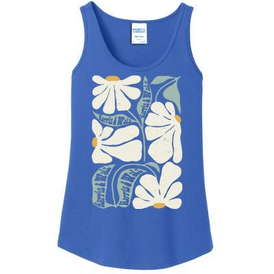 Pro Kamala Harris Waltz Flower Election Ladies Essential Tank