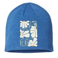 Pro Kamala Harris Waltz Flower Election Sustainable Beanie