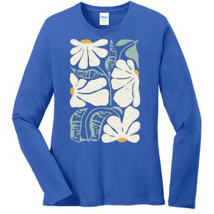 Pro Kamala Harris Waltz Flower Election Ladies Long Sleeve Shirt