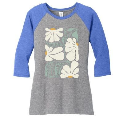 Pro Kamala Harris Waltz Flower Election Women's Tri-Blend 3/4-Sleeve Raglan Shirt