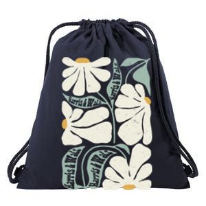 Pro Kamala Harris Waltz Flower Election Drawstring Bag