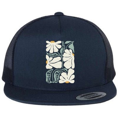 Pro Kamala Harris Waltz Flower Election Flat Bill Trucker Hat