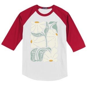 Pro Kamala Harris Waltz Flower Election Kids Colorblock Raglan Jersey