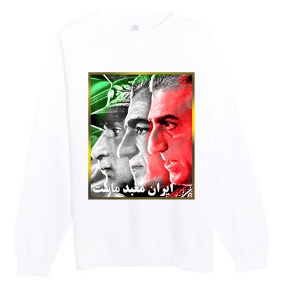 Pahlavi Kings Iran Is Our Temple Premium Crewneck Sweatshirt