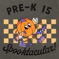 Pre K Is Spooktacular Halloween Pumpkin Spooky Cotton Canvas Backpack