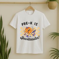 Pre K Is Spooktacular Halloween Pumpkin Spooky T-Shirt