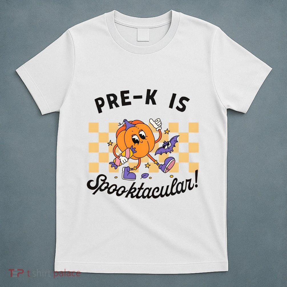 Pre K Is Spooktacular Halloween Pumpkin Spooky T-Shirt