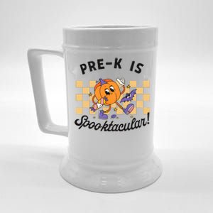 Pre K Is Spooktacular Halloween Pumpkin Spooky Beer Stein