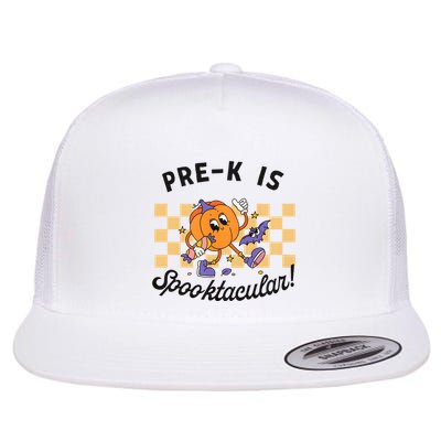 Pre K Is Spooktacular Halloween Pumpkin Spooky Flatbill Hat