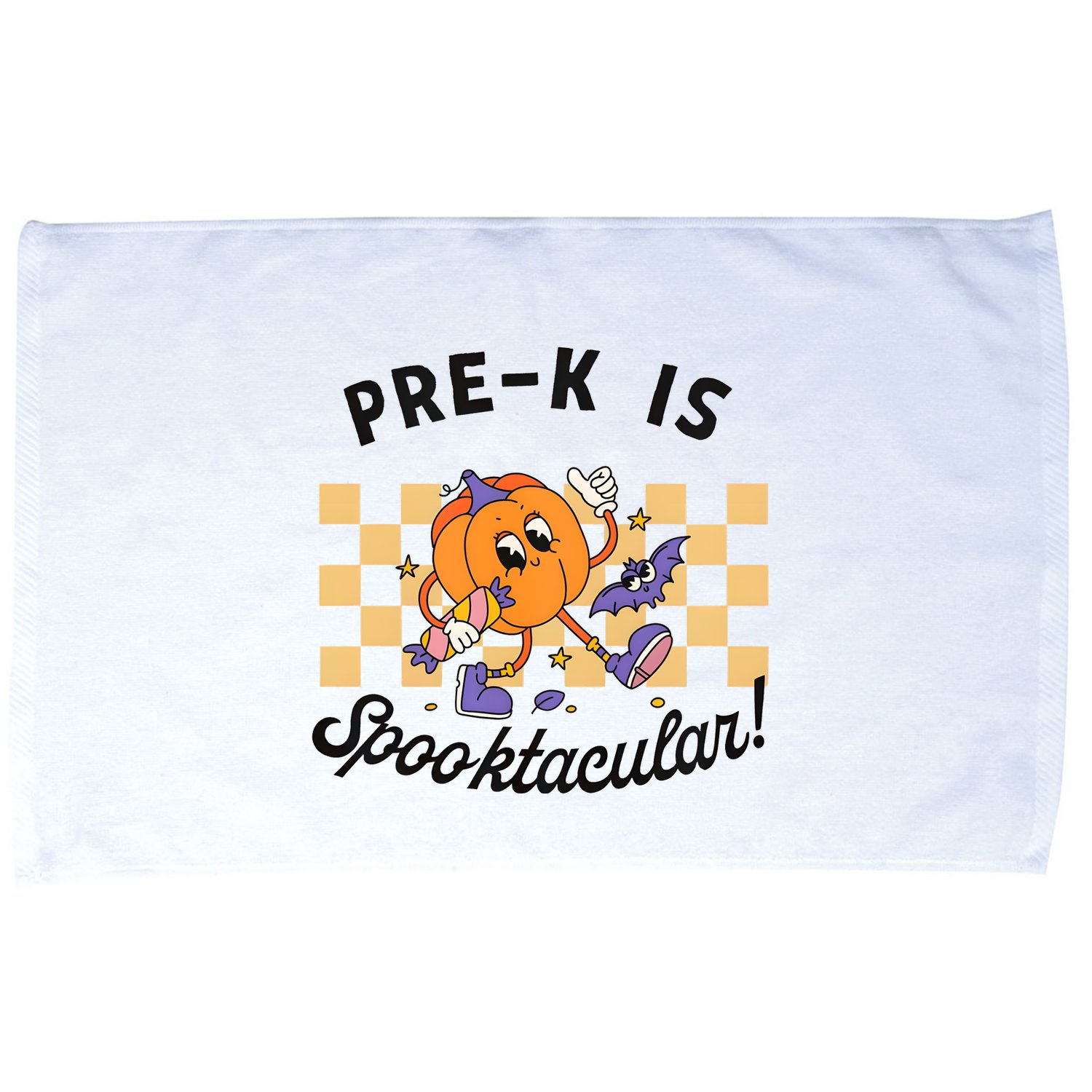 Pre K Is Spooktacular Halloween Pumpkin Spooky Microfiber Hand Towel