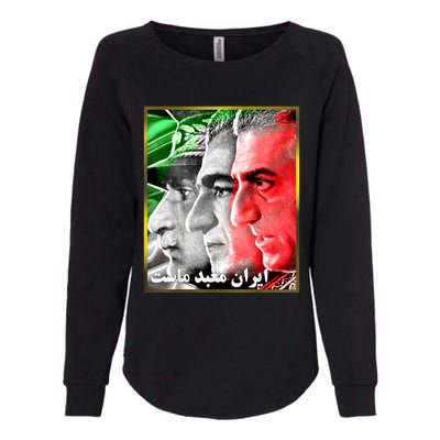 Pahlavi Kings Iran Is Our Temple Womens California Wash Sweatshirt