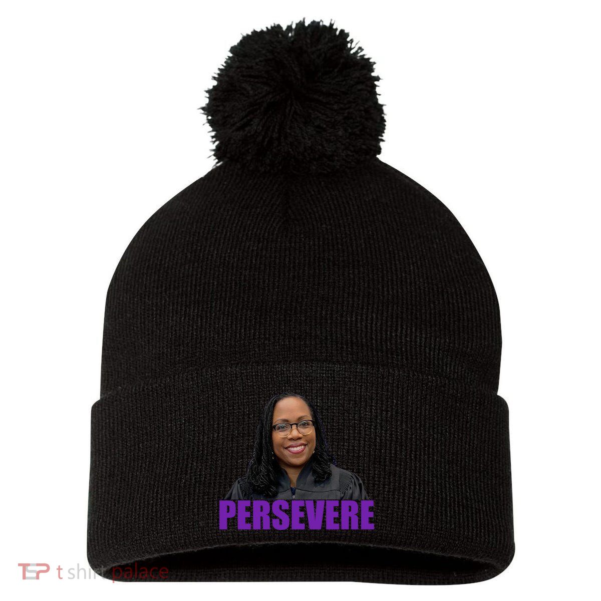Persevere KBJ Judge Pom Pom 12in Knit Beanie