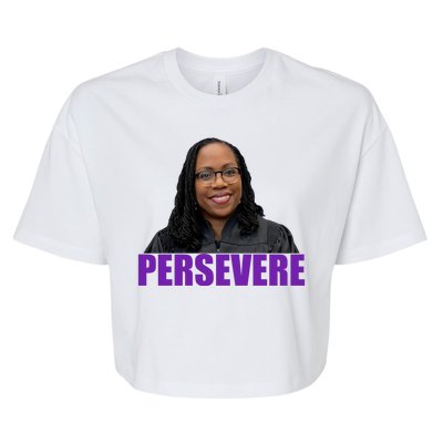 Persevere KBJ Judge Bella+Canvas Jersey Crop Tee