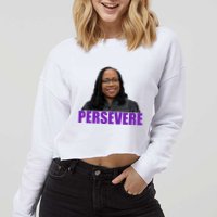 Persevere KBJ Judge Cropped Pullover Crew