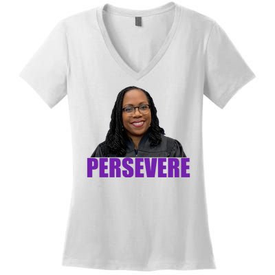 Persevere KBJ Judge Women's V-Neck T-Shirt