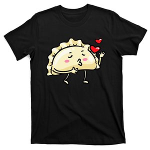 Pierogi Kawaii Kisses Emoticon Polish Food Dyngus Day T-Shirt