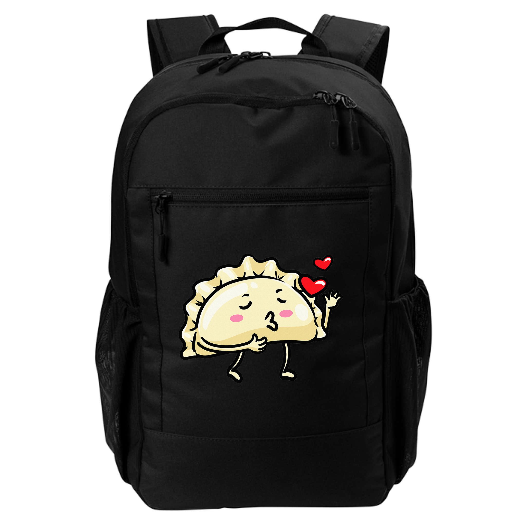 Pierogi Kawaii Kisses Emoticon Polish Food Dyngus Day Backpack