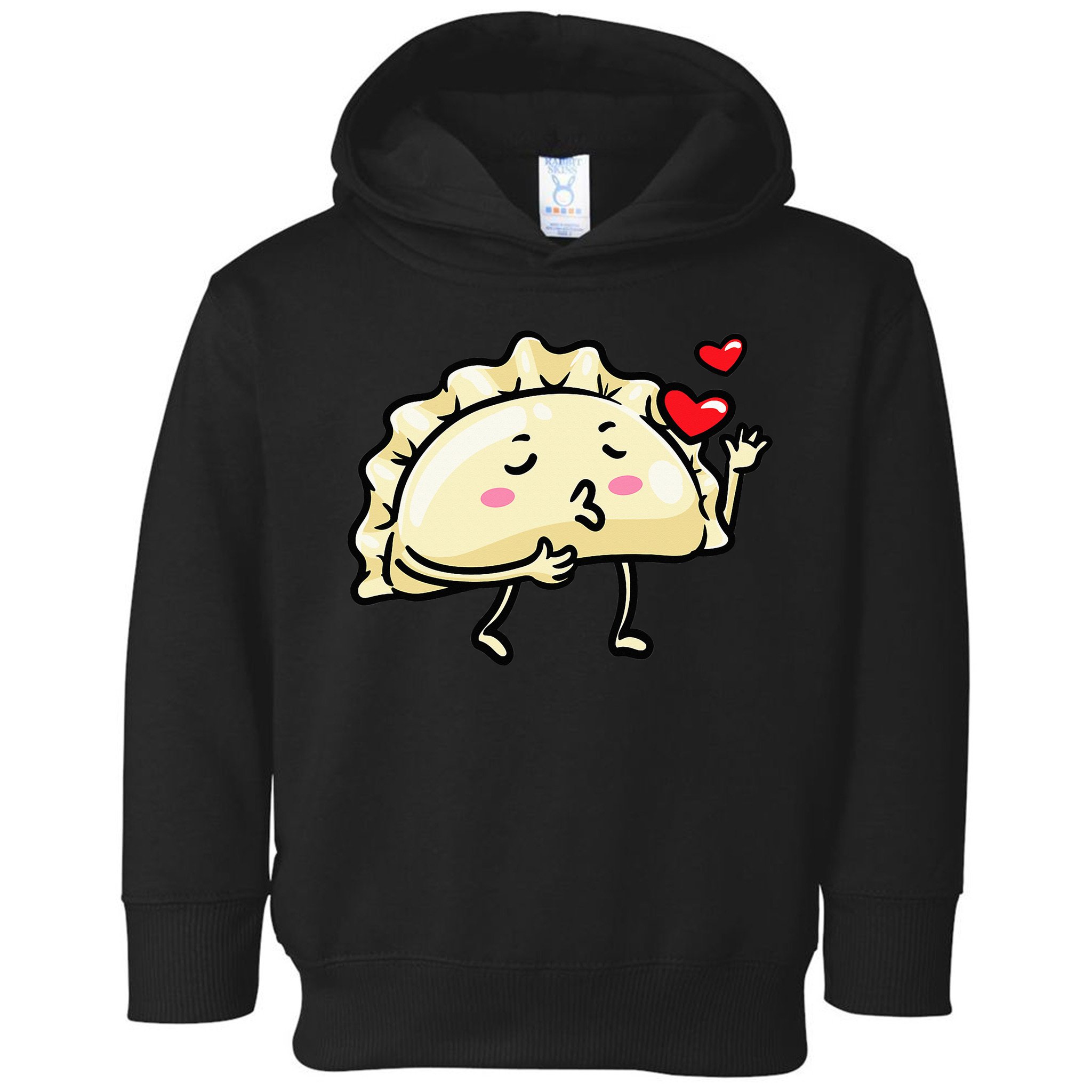 Pierogi Kawaii Kisses Emoticon Polish Food Dyngus Day Toddler Hoodie