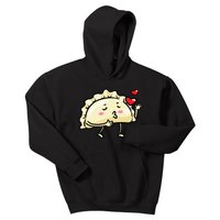 Pierogi Kawaii Kisses Emoticon Polish Food Dyngus Day Kids Hoodie