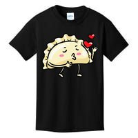 Pierogi Kawaii Kisses Emoticon Polish Food Dyngus Day Kids T-Shirt