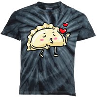 Pierogi Kawaii Kisses Emoticon Polish Food Dyngus Day Kids Tie-Dye T-Shirt